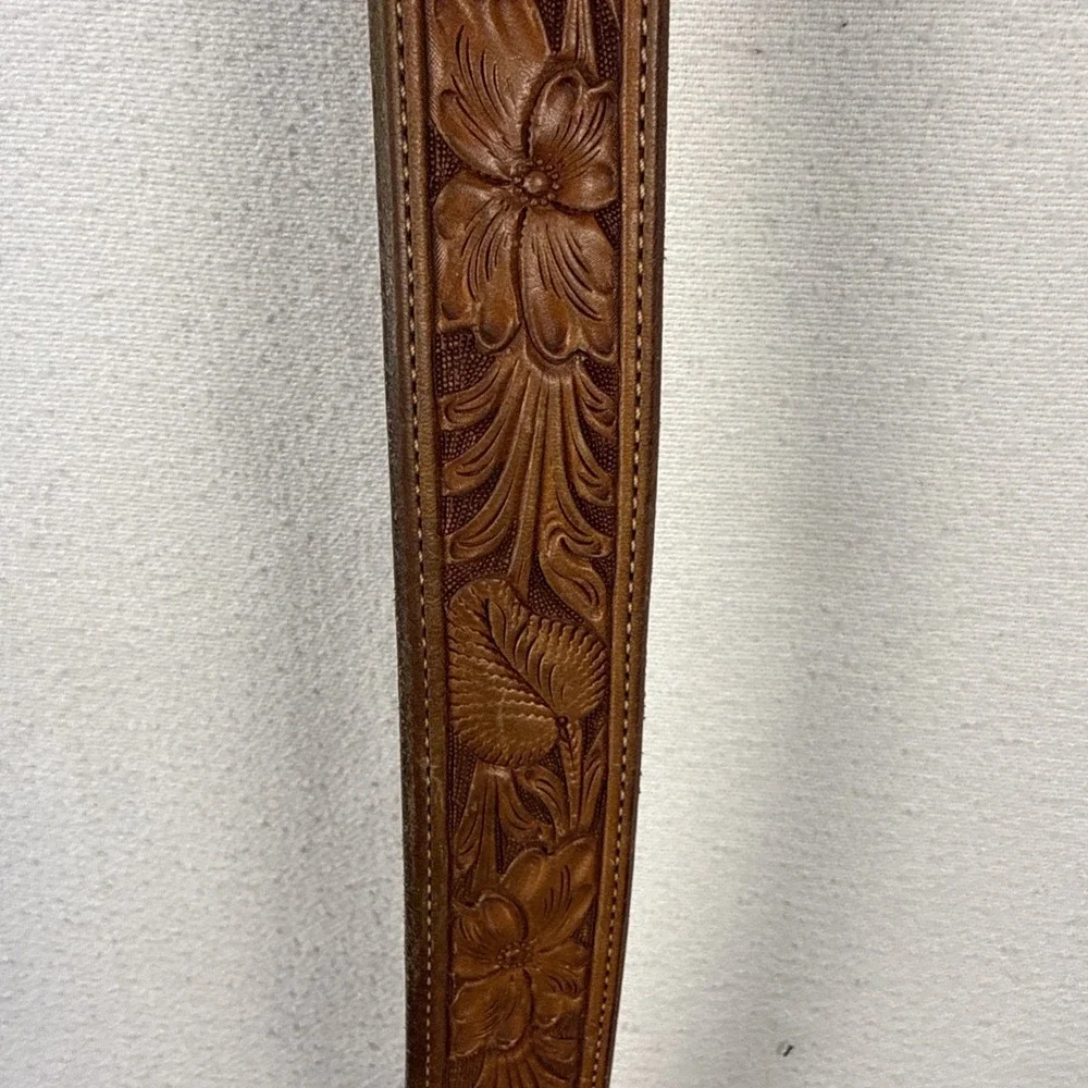 Beautiful SEIDEL'S SADDLERY - Cody, WY‎ 33 Hand Tooled Western Ranger Belt